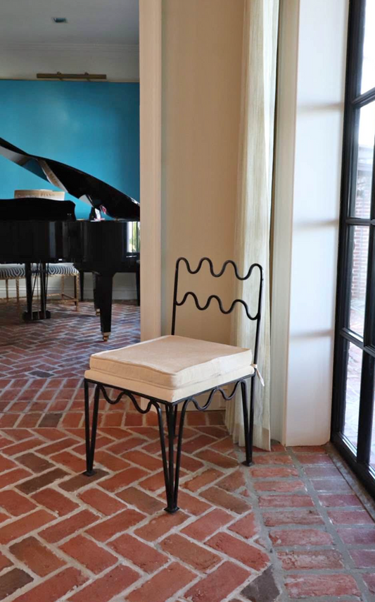 Royare inspired iron sculpture chair