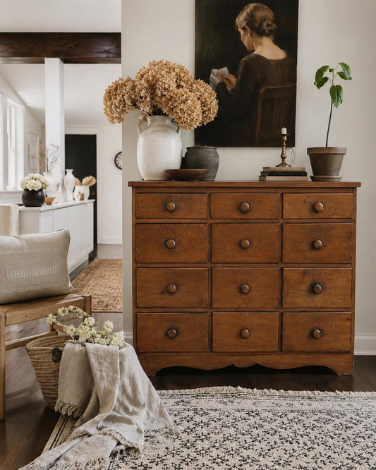 antique apothecary chest of drawers