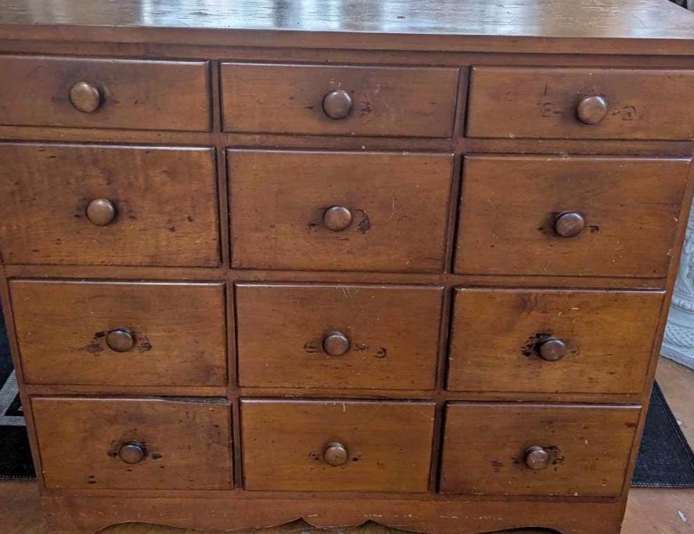 antique apothecary chest of drawers